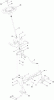 Toro 13AX60RG848 (LX423) - LX423 Lawn Tractor, 2009 (1-1) Ersatzteile STEERING AND FRONT AXLE ASSEMBLY