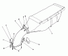 Toro 30124 - 32" Soft Bag (3 bu.) for Floating Mid-Size Mowers, 1990 (0000001-0999999) Ersatzteile CHUTE & BAG ASSEMBLY