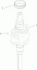 Toro 13AX61RH544 (LX465) - LX465 Lawn Tractor, 2007 (SN 1A117H10393-) Ersatzteile CRANKSHAFT ASSEMBLY KOHLER SV600-0018