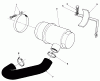 Toro 30125 - 36" Soft Bag (5 bu.) for Floating Mid-Size Mowers, 1985 (5000001-5999999) Ersatzteile AIR CLEANER ASSEMBLY