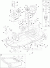Toro 13AX90RS848 (LX423) - LX423 Lawn Tractor, 2010 (1-1) Ersatzteile 42 INCH DECK ASSEMBLY