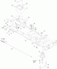 Toro 13AX90RS848 (LX423) - LX423 Lawn Tractor, 2010 (1-1) Ersatzteile FRAME, BATTERY AND PTO ASSEMBLY