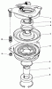 Toro 30125 - 36" Soft Bag (5 bu.) for Floating Mid-Size Mowers, 1985 (5000001-5999999) Ersatzteile CLUTCH ASSEMBLY NO. 54-3200