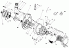 Toro 30125 - 36" Soft Bag (5 bu.) for Floating Mid-Size Mowers, 1985 (5000001-5999999) Ersatzteile CRANKCASE & FLYWHEEL ASSEMBLY