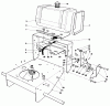 Toro 30125 - 36" Soft Bag (5 bu.) for Floating Mid-Size Mowers, 1985 (5000001-5999999) Ersatzteile FRAME ASSEMBLY