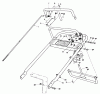 Toro 30125 - 36" Soft Bag (5 bu.) for Floating Mid-Size Mowers, 1985 (5000001-5999999) Ersatzteile HANDLE ASSEMBLY
