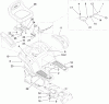 Toro 13BX60RG544 (LX425) - LX425 Lawn Tractor, 2007 (SN 1E237H10145-) Ersatzteile SEAT AND FRAME ASSEMBLY