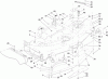 Toro 14AK81RK744 (GT2300) - GT2300 Garden Tractor, 2006 (1A186H30000-) Ersatzteile DECK ASSEMBLY