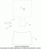 Toro 14AK81RK744 (GT2300) - GT2300 Garden Tractor, 2006 (1A186H30000-) Ersatzteile EXHAUST STUD, GASKET AND DECAL ASSEMBLY KOHLER SV735-0011