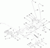 Toro 14AQ81RP544 (GT2200) - GT2200 Garden Tractor, 2006 (1A136H30000-) Ersatzteile BRAKE AND TRACTION ASSEMBLY