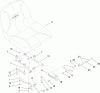Toro 14AQ81RP544 (GT2200) - GT2200 Garden Tractor, 2006 (1A136H30000-) Ersatzteile SEAT ASSEMBLY