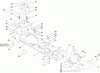 Toro 14AQ81RP748 (GT2200) - GT2200 Garden Tractor, 2007 (1B087H30130-) Ersatzteile FRAME AND BATTERY ASSEMBLY