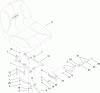 Toro 14AQ81RP748 (GT2200) - GT2200 Garden Tractor, 2007 (1B087H30130-) Ersatzteile SEAT ASSEMBLY