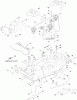 Toro 14AQ81RP848 (GT2200) - GT2200 Garden Tractor, 2009 (1-1) Ersatzteile 50 INCH DECK ASSEMBLY