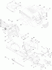 Toro 14AQ81RP848 (GT2200) - GT2200 Garden Tractor, 2009 (1-1) Ersatzteile FUEL TANK, HOOD AND DASH ASSEMBLY