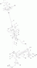 Toro 14AQ81RP848 (GT2200) - GT2200 Garden Tractor, 2009 (1-1) Ersatzteile STEERING AND FRONT AXLE ASSEMBLY