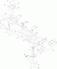 Toro 14AQ94RP848 (GT2200) - GT2200 Garden Tractor, 2011 (1-1) Ersatzteile FRAME, BATTERY AND ELECTRIC PTO ASSEMBLY