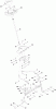 Toro 14AQ94RP848 (GT2200) - GT2200 Garden Tractor, 2011 (1-1) Ersatzteile STEERING AND FRONT AXLE ASSEMBLY