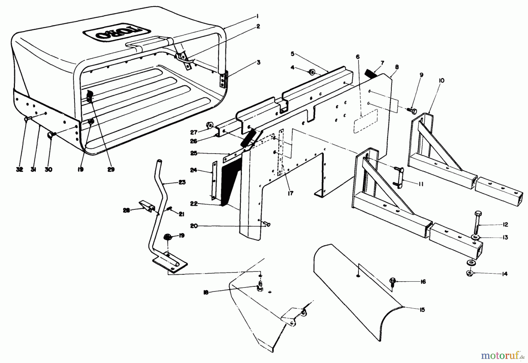 Toro Neu Accessories, Mower 30127 - Toro 52