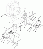 Toro 21-08K803 (308-8) - 308-8 Tractor, 1987 Ersatzteile CLUTCH, BRAKE & SPEED CONTROL LINKAGE #2