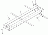 Toro 21-08K803 (308-8) - 308-8 Tractor, 1987 Ersatzteile FRAME