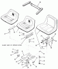 Toro 21-08K803 (308-8) - 308-8 Tractor, 1987 Ersatzteile SEAT