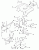 Toro 21-08K803 (308-8) - 308-8 Tractor, 1987 Ersatzteile SHEET METAL AND COVERS #3