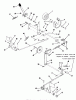 Toro 31-14K803 (414-8) - 414-8 Garden Tractor, 1988 Ersatzteile CLUTCH, BRAKE AND SPEED CONTROL LINKAGE