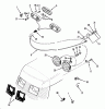 Toro 31-14K803 (414-8) - 414-8 Garden Tractor, 1988 Ersatzteile ELECTRICAL SYSTEM #3