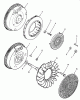 Toro 31-14K803 (414-8) - 414-8 Garden Tractor, 1988 Ersatzteile FLYWHEEL