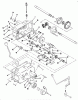 Toro 31-14K803 (414-8) - 414-8 Garden Tractor, 1988 Ersatzteile MECHANICAL TRANSMISSION-8-SPEED #1