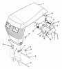 Toro 31-14K803 (414-8) - 414-8 Garden Tractor, 1988 Ersatzteile SHEET METAL AND COVERS #1