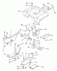 Toro 31-14K803 (414-8) - 414-8 Garden Tractor, 1988 Ersatzteile SHEET METAL AND COVERS #3