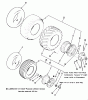 Toro 31-14K803 (414-8) - 414-8 Garden Tractor, 1988 Ersatzteile WHEELS AND TIRES