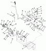 Toro 21-10K801 (310-8) - 310-8 Garden Tractor, 1985 Ersatzteile CLUTCH, BRAKE & SPEED CONTROL LINKAGE-300/400 #1