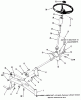 Toro 21-10K801 (310-8) - 310-8 Garden Tractor, 1985 Ersatzteile FRONT AXLE AND STEERING