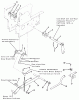 Toro 21-10K801 (310-8) - 310-8 Garden Tractor, 1985 Ersatzteile HYDRAULIC LIFT LINKAGE-400 SERIES