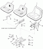 Toro 21-10K801 (310-8) - 310-8 Garden Tractor, 1985 Ersatzteile SEAT
