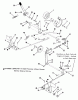 Toro 31-14K804 (414-8) - 414-8 Garden Tractor, 1989 Ersatzteile CLUTCH, BRAKE AND SPEED CONTROL LINKAGE