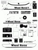 Toro 31-14K804 (414-8) - 414-8 Garden Tractor, 1989 Ersatzteile DECALS