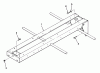 Toro 31-14K804 (414-8) - 414-8 Garden Tractor, 1989 Ersatzteile FRAME