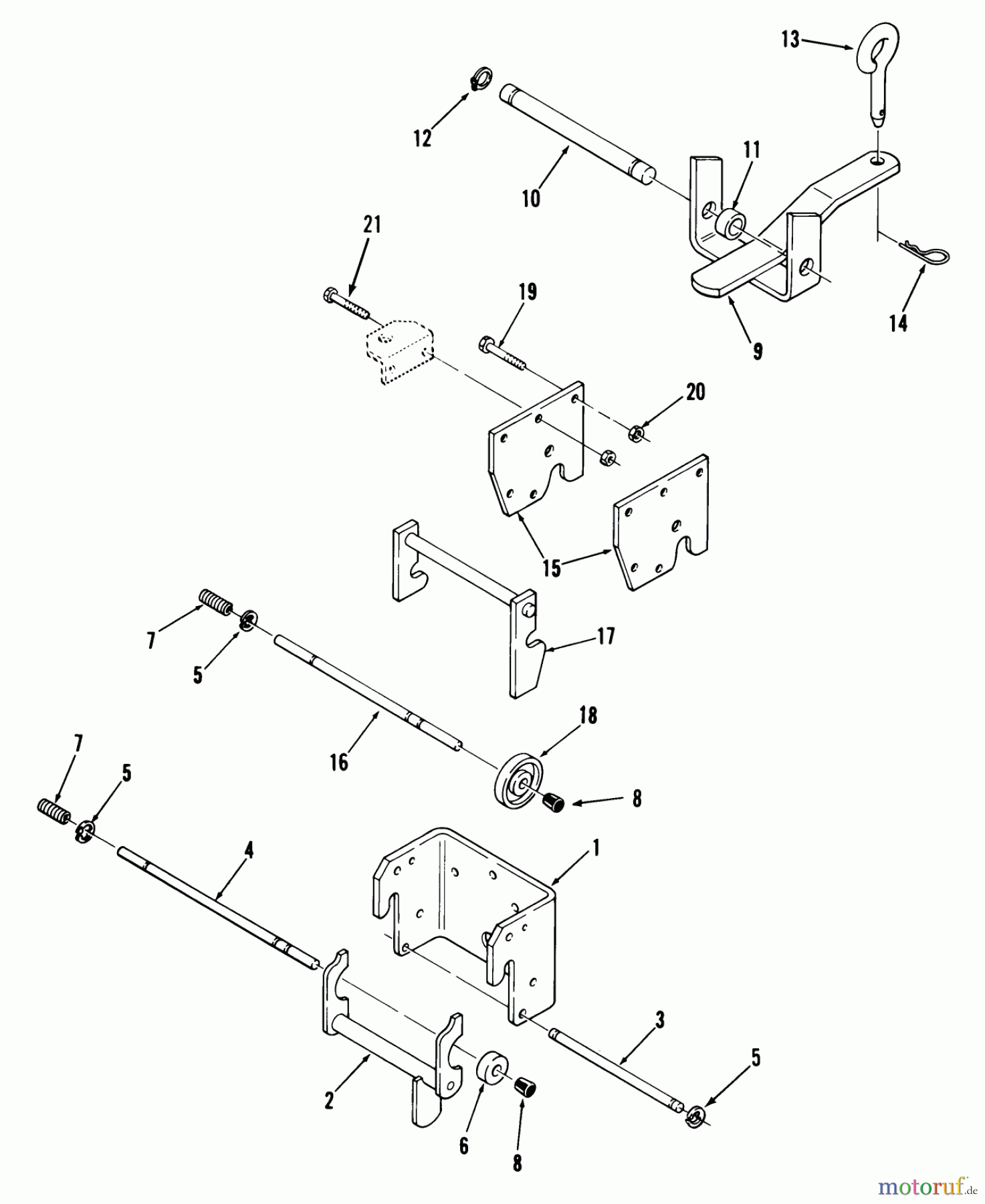Toro Neu Mowers, Lawn & Garden Tractor Seite 1 31-14K804 (414-8) - Toro 414-8 Garden Tractor, 1989 HITCHES