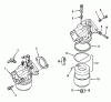 Toro 31-14K804 (414-8) - 414-8 Garden Tractor, 1989 Ersatzteile KOHLER CARBURETORS
