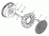Toro 31-14K804 (414-8) - 414-8 Garden Tractor, 1989 Ersatzteile KOHLER FLYWHEEL
