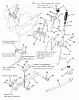 Toro 31-14K804 (414-8) - 414-8 Garden Tractor, 1989 Ersatzteile MANUAL LIFT LINKAGE