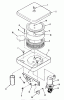 Toro 31-14K804 (414-8) - 414-8 Garden Tractor, 1989 Ersatzteile ONAN AIR CLEANER