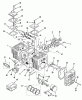 Toro 31-14K804 (414-8) - 414-8 Garden Tractor, 1989 Ersatzteile ONAN ENGINE CYLINDER BLOCK
