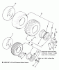 Toro 31-14K804 (414-8) - 414-8 Garden Tractor, 1989 Ersatzteile WHEELS AND TIRES