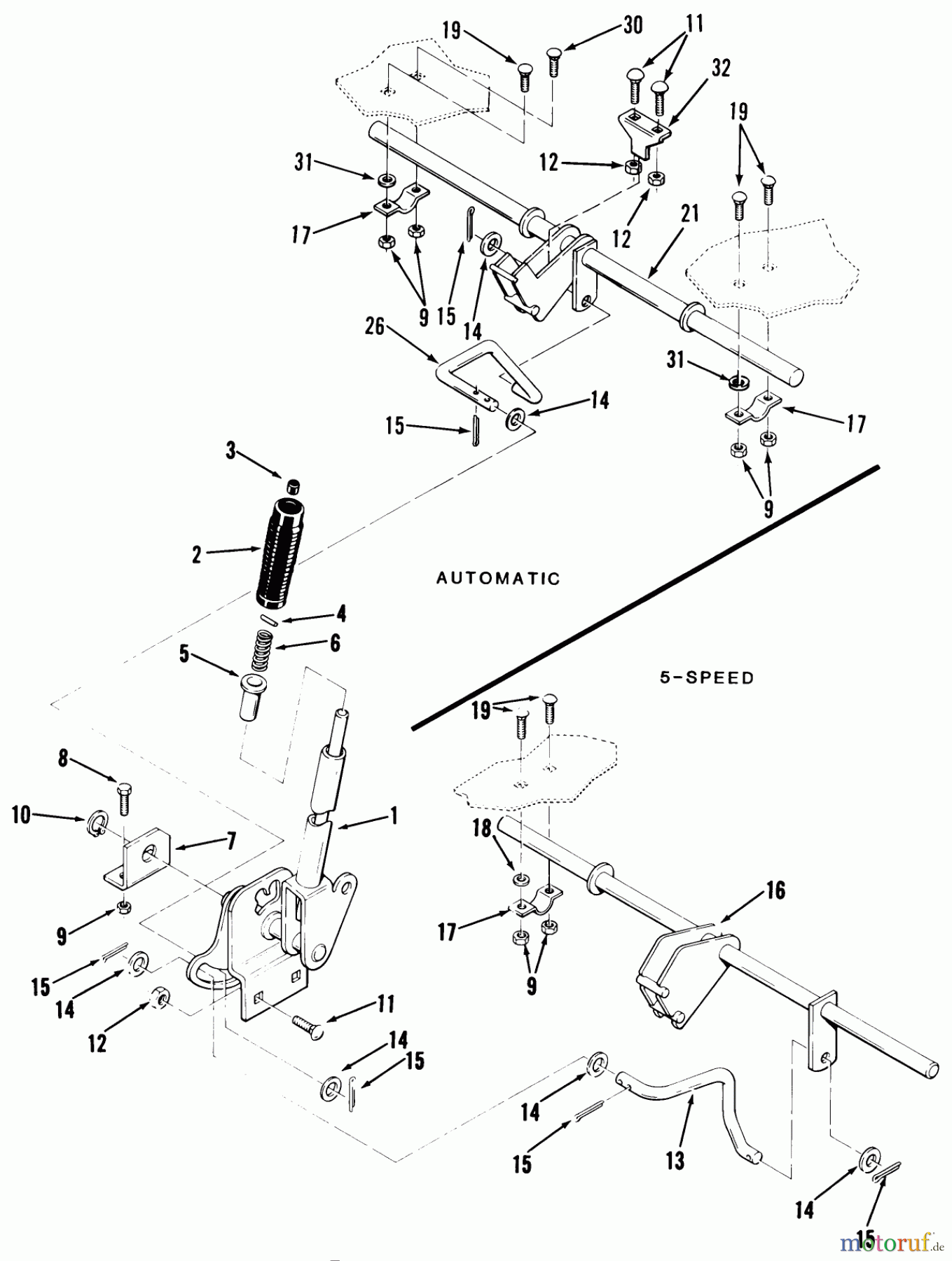Toro Neu Mowers, Lawn & Garden Tractor Seite 2 B2-16B591 (216-5) - Toro 216-5 Tractor, 1987 ATTACHMENT LIFT