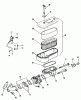 Toro 22-17KE01 (257-H) - 257-H Tractor, 1988 Ersatzteile AIR FILTER & CARBURETOR